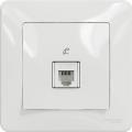 Sedna telephone socket (white)